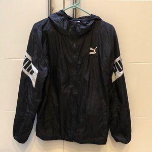 Men’s black puma nylon jacket